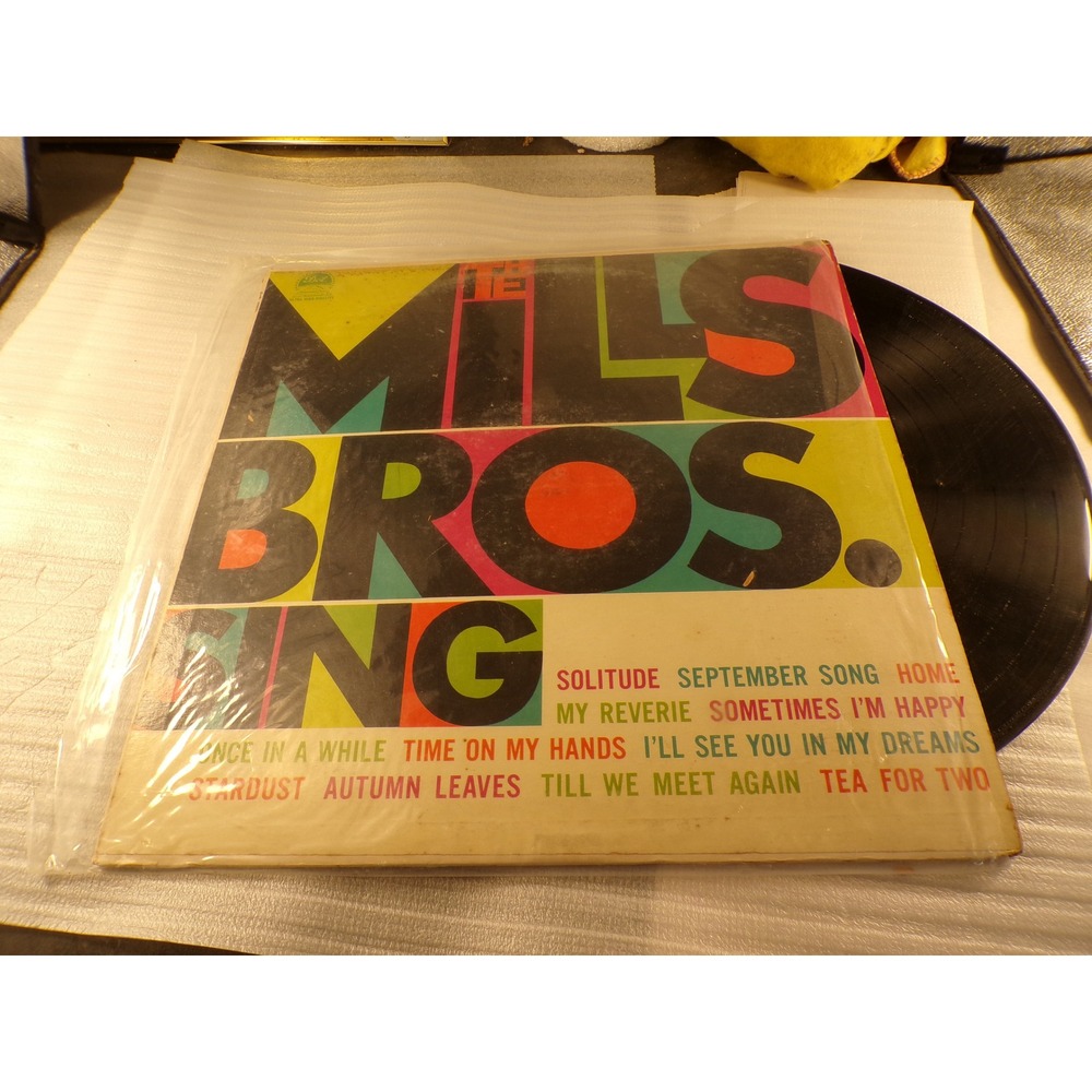 The Mills Brothers The Mills Bros Sing Vinyl LP Dot Records DLP 3027 1956 Jazz